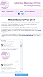 Mobile Screenshot of michaelramseyprize.org.uk