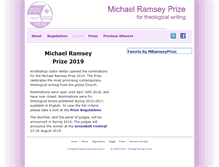 Tablet Screenshot of michaelramseyprize.org.uk